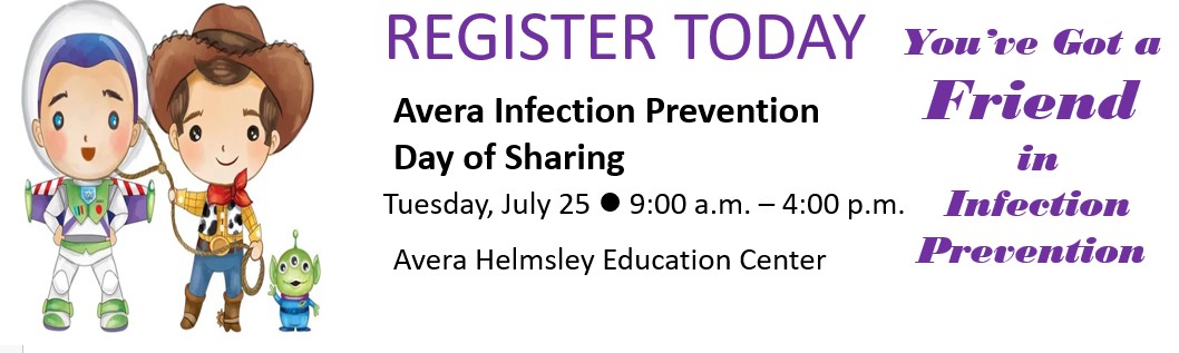 Avera Infection Prevention Day of Education & Sharing Banner